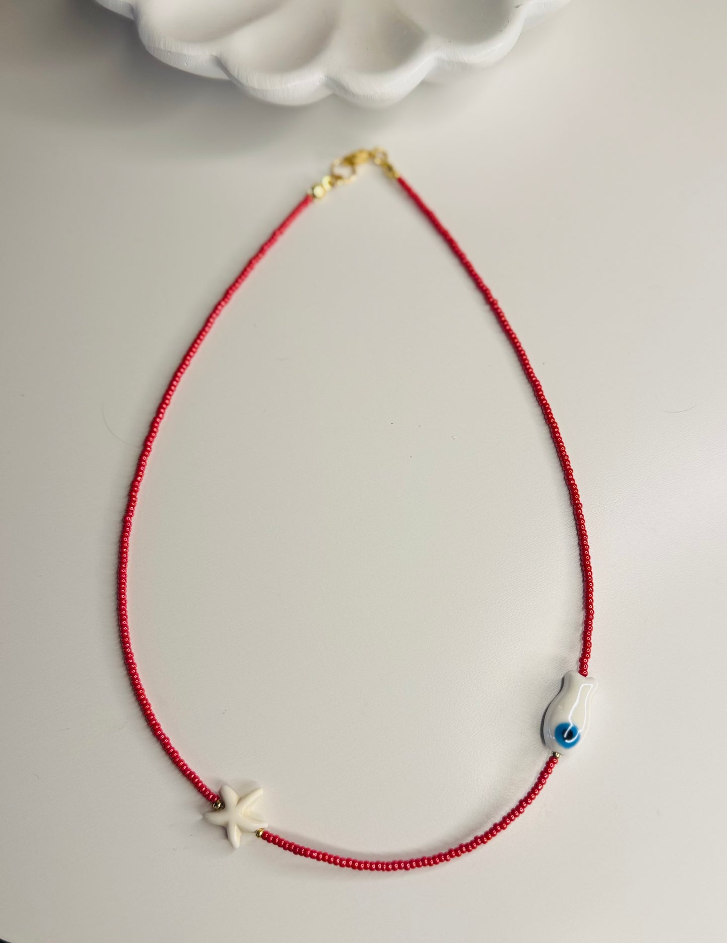 Red Fishing Necklace