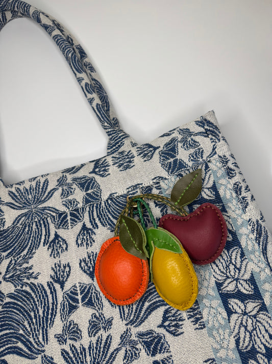 Fruits Handcrafted Leather Bag Charms