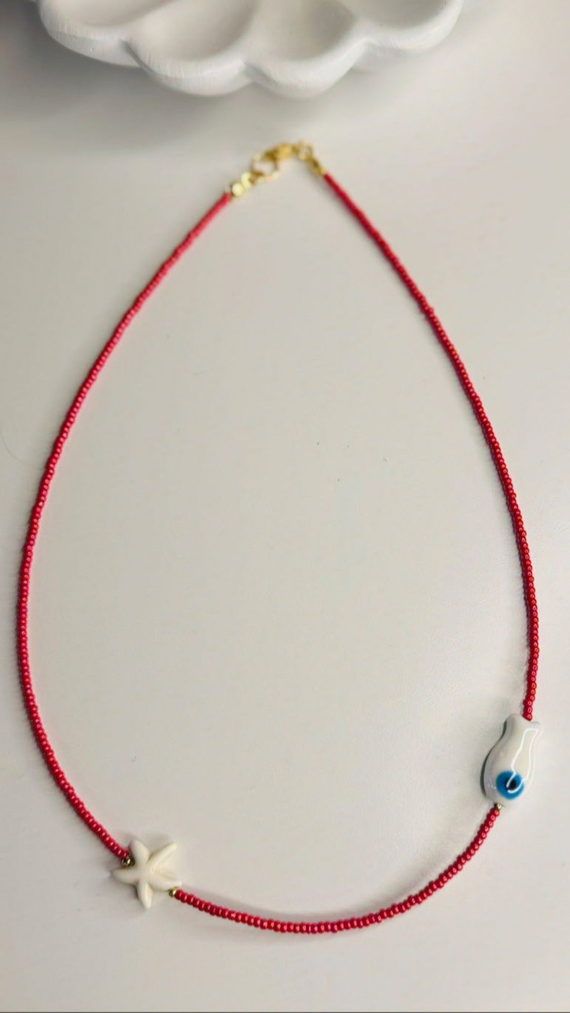 Red Fishing Necklace