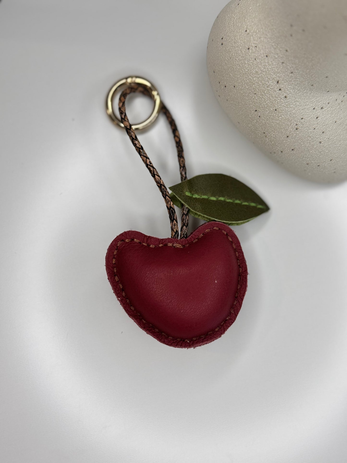Fruits Handcrafted Leather Bag Charms